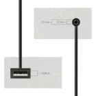 Кабель живлення USB to DC 5.5x2.1mm 9V 0.8m Armorstandart (ARM65662)