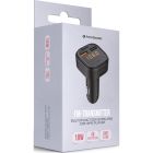 FM модулятор Armorstandart ASF1 18W QC3.0 2xUSB black (ARM82826)
