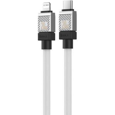 Дата кабель USB-C to Lightning 2.0m CoolPlay Fast Charging 20W white Baseus (CAKW000102)