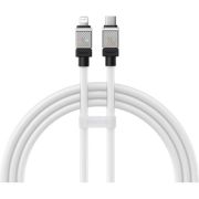 Дата кабель USB-C to Lightning 2.0m CoolPlay Fast Charging 20W white Baseus (CAKW000102)