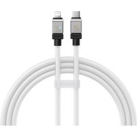 Дата кабель USB-C to Lightning 2.0m CoolPlay Fast Charging 20W white Baseus (CAKW000102)