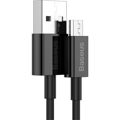 Дата кабель USB 2.0 AM to Micro 5P 2.0m Superior Fast Charging 2A black Baseus (CAMYS-A01)