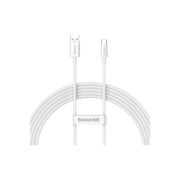 Дата кабель USB 2.0 AM to USB-C 1.0m Superior Fast Charging 100W moon white Baseus (P10320102214-01)