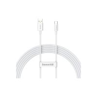 Дата кабель USB 2.0 AM to USB-C 1.0m Superior Fast Charging 100W moon white Baseus (P10320102214-01)