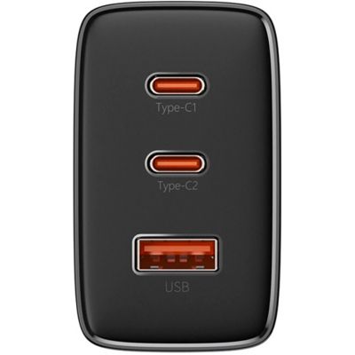 Зарядное устройство Baseus Cube Pro Fast Charger 2C+U 65W black (P10152301113-00)