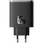 Зарядное устройство Baseus Cube Pro Fast Charger 2C+U 65W black (P10152301113-00)