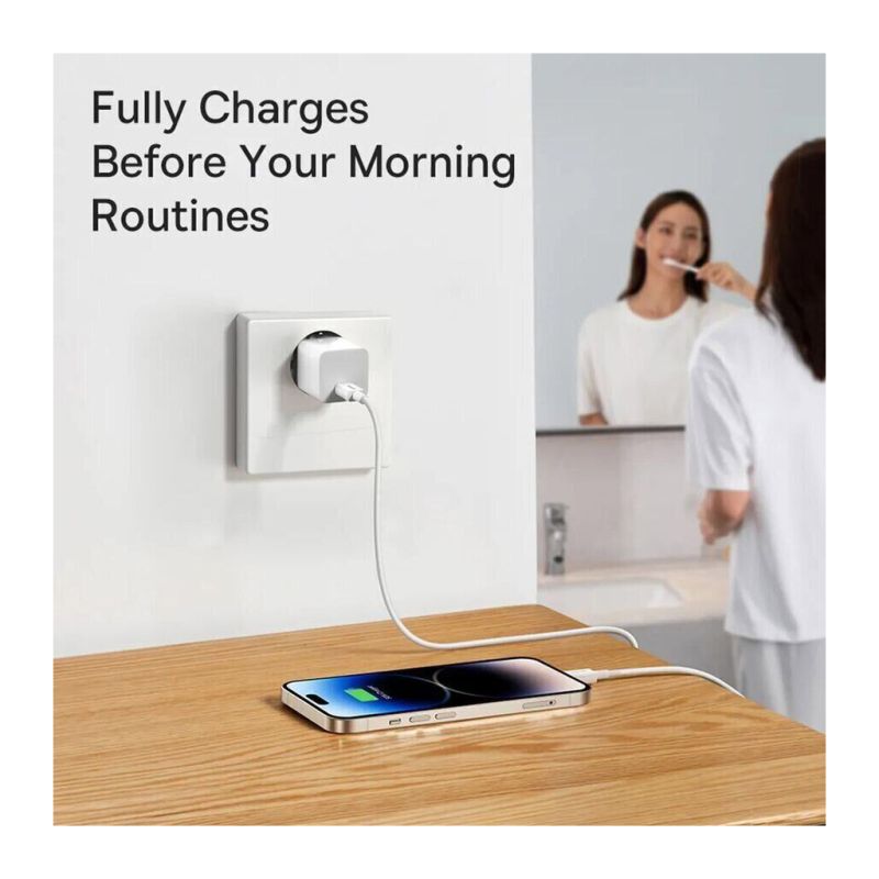 Зарядное устройство Baseus GaN5 Fast Charger USB-C 20W white (CCGN050102)