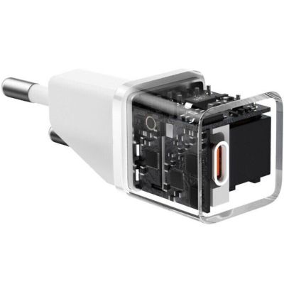 Зарядний пристрій Baseus GaN5 Fast Charger USB-C 20W white (CCGN050102)