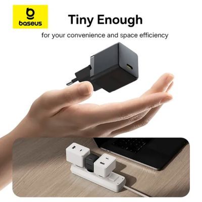 Зарядное устройство Baseus Palm Fast Charger 1C 20W + Cable 1.0m Type-C 60W black (P10111602113-01)