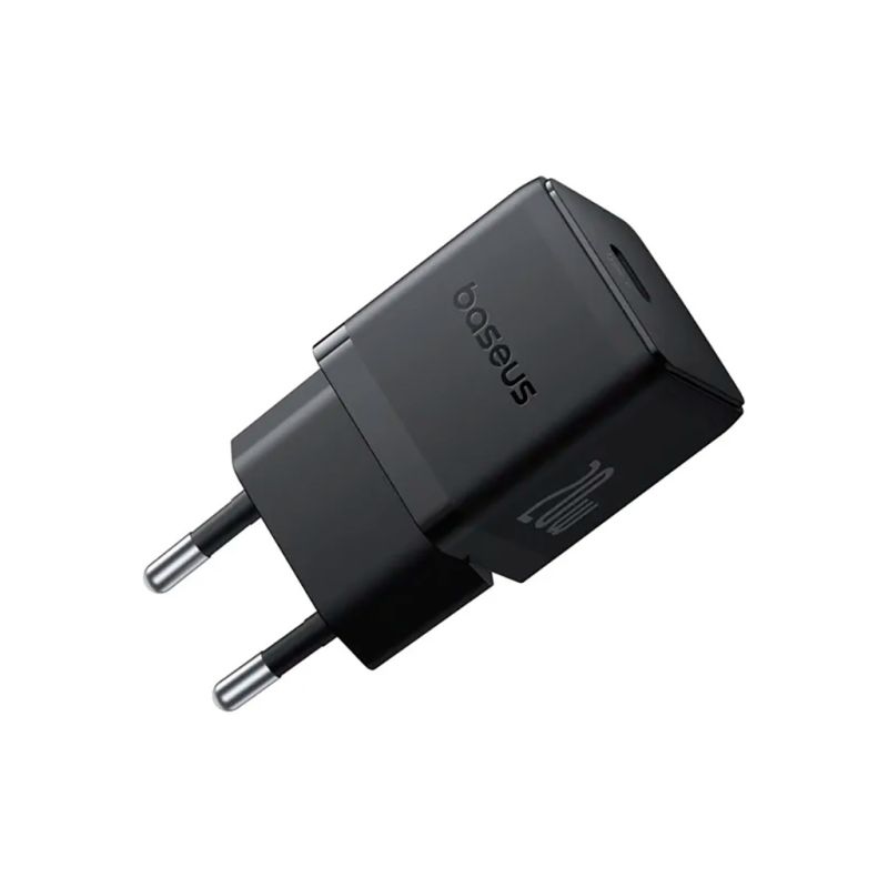 Зарядное устройство Baseus Palm Fast Charger 1C 20W + Cable 1.0m Type-C 60W black (P10111602113-01)