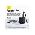 Зарядное устройство Baseus Palm Fast Charger 1C 20W + Cable 1.0m Type-C 60W black (P10111602113-01)
