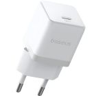 Зарядное устройство Baseus Palm Fast Charger 1C 30W + Cable 1.0m Type-C 60W white (P10111605213-01)
