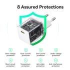 Зарядное устройство Baseus Palm Fast Charger 1C 30W + Cable 1.0m Type-C 60W white (P10111605213-01)