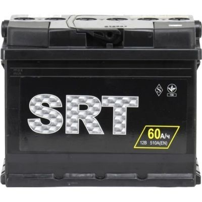 Акумулятор автомобільний SRT (6СТ-60АЗ (0) (-/+) (L2) 510А 12V)