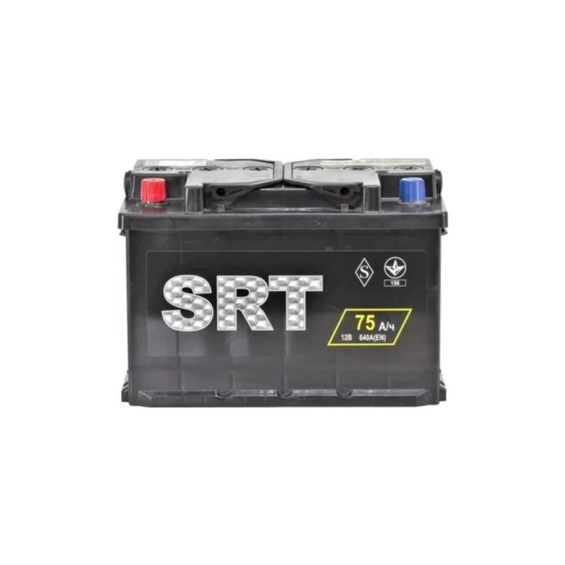 Акумулятор автомобільний SRT (6СТ-75АЗ (1) (+/-) (L3) 640А 12V (E))