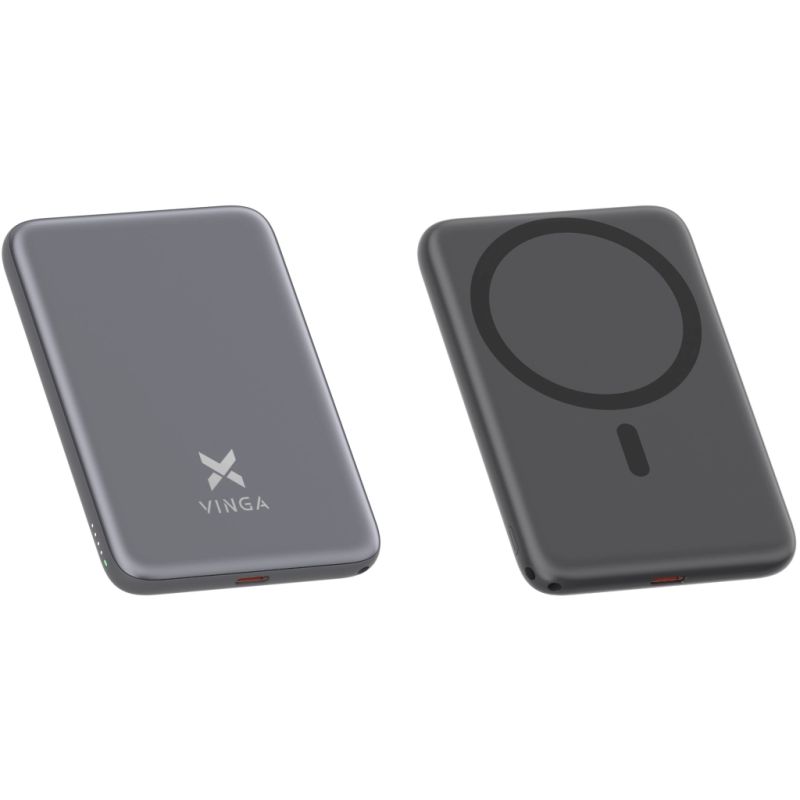 Батарея универсальная Vinga 5000 mAh 20W/15W Wireless (VPBB520WL)