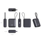 Батарея универсальная Vinga 10000 mAh 35W Display Cable (VPBB1035C)