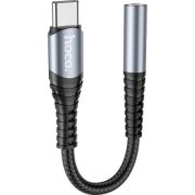 Переходник USB-C M to 3.5mm F LS33 metal gray HOCO (6931474761163)