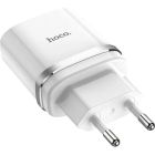 Зарядное устройство HOCO C12Q Smart USB QC3.0 + cable USB to USB-C 18W White (6931474716309)