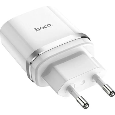 Зарядное устройство HOCO C12Q Smart USB QC3.0 + cable USB to USB-C 18W White (6931474716309)