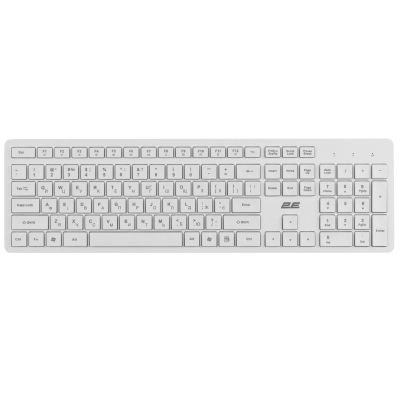 Клавиатура 2E KS260 106key Wireless UA White (2E-KS260WWH_UA)