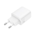 Зарядное устройство BOROFONE BN27 Fuente 1xUSB-C PD20W + 1xUSB QC3.0 White (6941991120268)