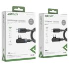 Дата кабель USB-C to USB-C 2.0m 5A 100W nylon C5-03 black Acefast (6974316281016)