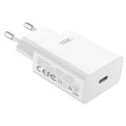 Зарядное устройство XO L126 20W USB-C PD White (L126_White)