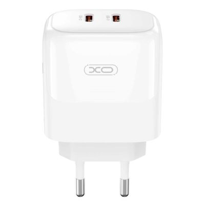 Зарядний пристрій XO L140 35W 2xUSB-C PD White (L140_White)
