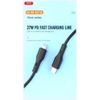 Дата кабель USB-C to Lightning 1.0m 27W Rock XO (NBQ231A_White)