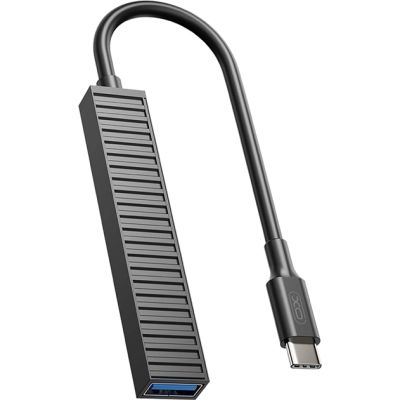 Концентратор XO USB-C 4-in-1 порти XO (HUB014B.black) (HUB014B.black)