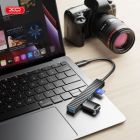 Концентратор XO USB-C 4-in-1 порти XO (HUB014B.black) (HUB014B.black)