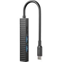 Концентратор XO USB-C 4-in-1 порти XO (HUB014B.black) (HUB014B.black)