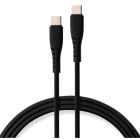 Дата кабель USB-C to USB-C 2.0m 240W Chip Silicon Black Vinga (VCDCCC2242SB)