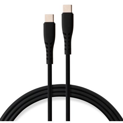 Дата кабель USB-C to USB-C 2.0m 240W Chip Silicon Black Vinga (VCDCCC2242SB)