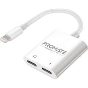 Адаптер Lightning to Lightning 12W + Lightning audio Promate (medialink-i2i)