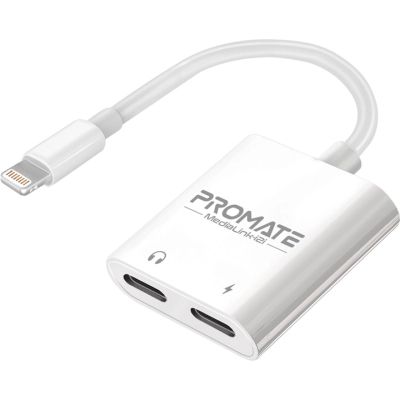 Адаптер Lightning to Lightning 12W + Lightning audio Promate (medialink-i2i)