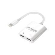 Адаптер Lightning to Lightning 12W + Lightning audio Promate (medialink-i2i)