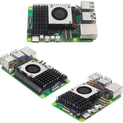 Радіатор охолодження для Мікро ПК Raspberry Pi з вентилятором для Raspberry Pi 5 (RA800)