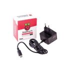 Блок питания для Микро ПК Raspberry Pi для Raspberry Pi 4 5В/3А USB-C чорный (SC0754)