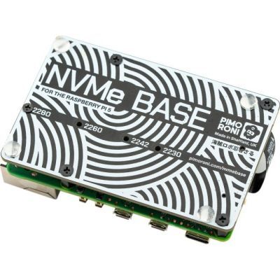 Плата расширения для микро ПК Pimoroni Плата разширения NVMe Base для Raspberry Pi 5 (PIM699)