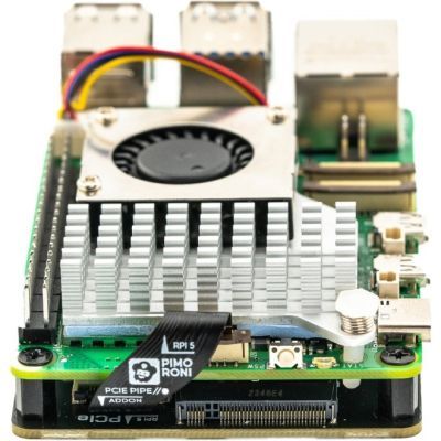 Плата расширения для микро ПК Pimoroni Плата разширения NVMe Base для Raspberry Pi 5 (PIM699)