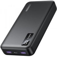 Батарея універсальна Ugreen 20000mAh 22,5W PD, 2хUSB-A, 2xUSB-C Black (PB312) (25683)