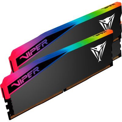 Модуль пам\'яті для комп\'ютера DDR5 32GB (2x16GB) 6400 MHz Viper Elite 5 Ultra RGB Patriot (VEUR532G6432K)