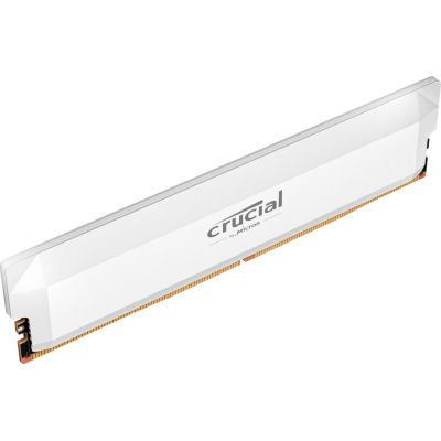 Модуль пам\'яті для комп\'ютера DDR5 16GB 6400 MHz Pro Overclocking White Micron (CP16G64C38U5W)