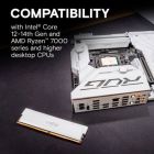 Модуль пам\'яті для комп\'ютера DDR5 16GB 6400 MHz Pro Overclocking White Micron (CP16G64C38U5W)