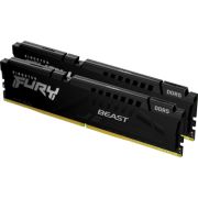 Модуль пам\'яті для комп\'ютера DDR5 64GB (2x32GB) 6000 MHz Beast EXPO Black Kingston Fury (ex.HyperX) (KF560C36BBE2K2-64)