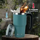 Термокружка Kite з ручкою 600 мл зелена (K24-1207-3)