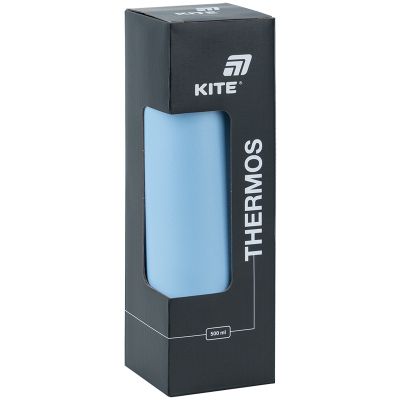 Термос Kite 500 мл блакитний (K25-1224-2)