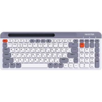Клавиатура Maxxter (KBW-02G-UA) Wireless Grey (KBW-02G-UA)